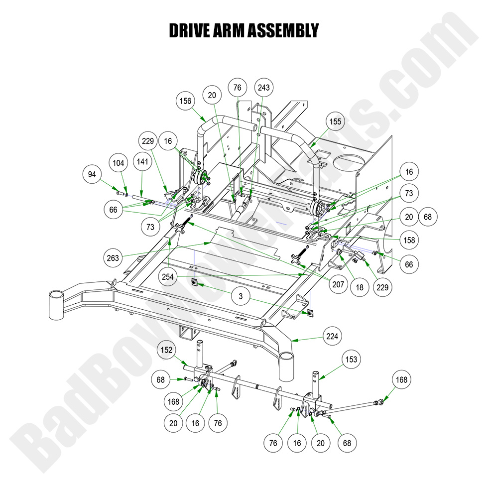 2023 Rebel Drive Arm Assembly